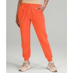 Lululemon Scuba High-Rise Warm Coral Orange Jogger Sweatpants